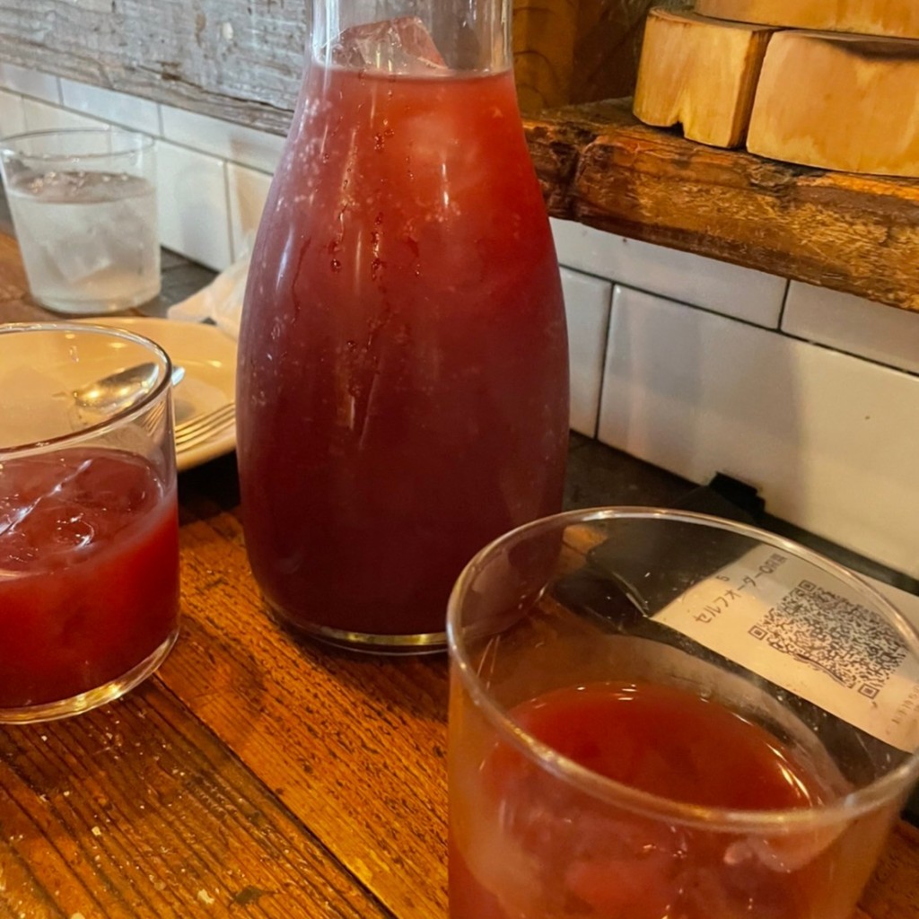 ユーザーが投稿したサングリア赤の写真 - 実際訪問したユーザーが直接撮影して投稿した赤羽イタリアンItalian Kitchen VANSAN 赤羽店の写真