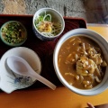 カレーうどん - 実際訪問したユーザーが直接撮影して投稿した矢島うどんおぎの屋 明和店の写真のメニュー情報