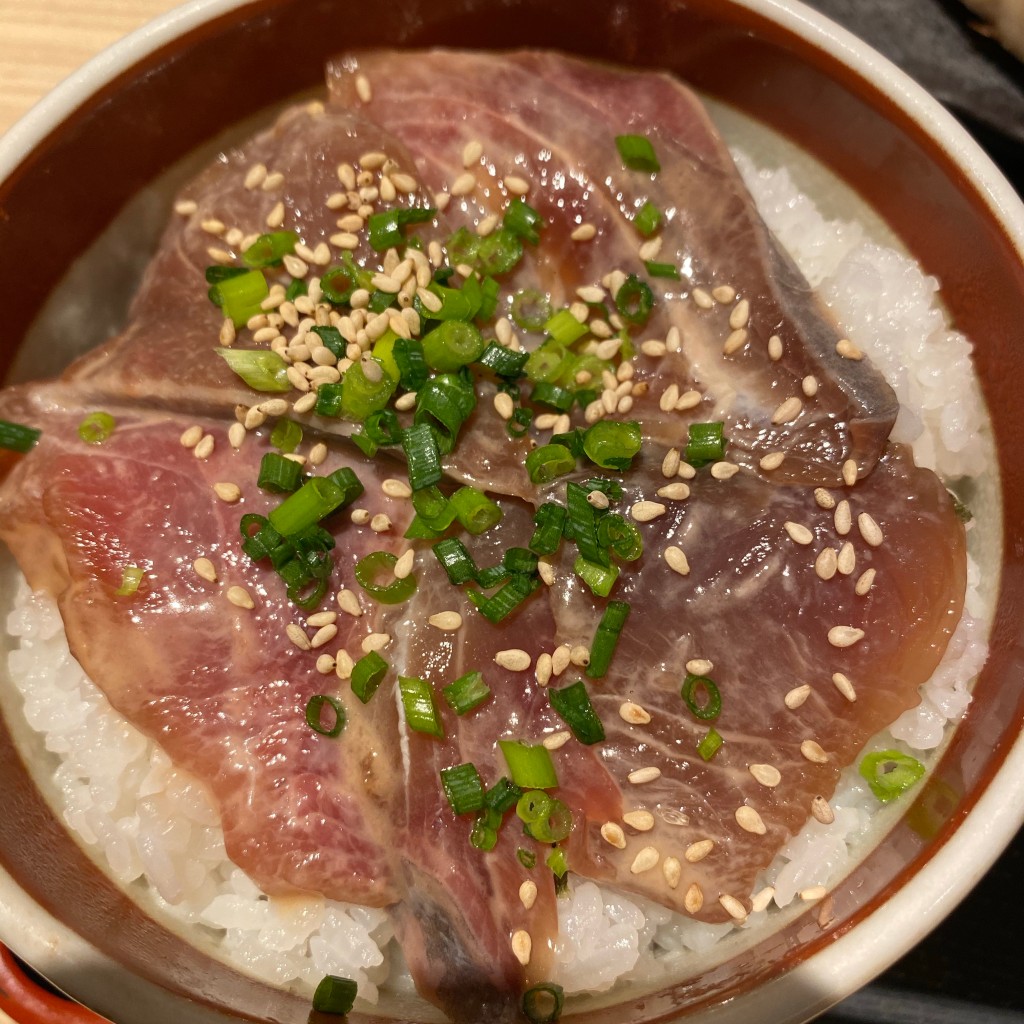 ユーザーが投稿した鯛のゴマ漬け丼の写真 - 実際訪問したユーザーが直接撮影して投稿した赤坂居酒屋赤坂 阿吽本店の写真