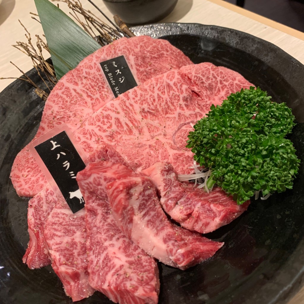 ユーザーが投稿した上ハラミの写真 - 実際訪問したユーザーが直接撮影して投稿した富岡焼肉牛和鹿 富岡店の写真