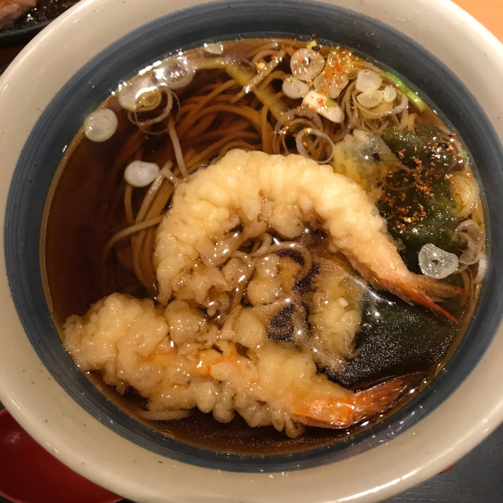 ユーザーが投稿した(麺)天ぷらの写真 - 実際訪問したユーザーが直接撮影して投稿した南越谷ファミリーレストラン和食さと 南越谷店の写真