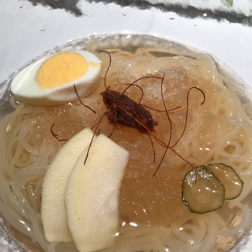 ユーザーが投稿したランチ 冷麺とトッポギの写真 - 実際訪問したユーザーが直接撮影して投稿した赤坂韓国料理KAYAの写真