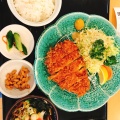 とんかつ定食 - 実際訪問したユーザーが直接撮影して投稿した和食 / 日本料理すぎのや本陣 茨城空港店の写真のメニュー情報