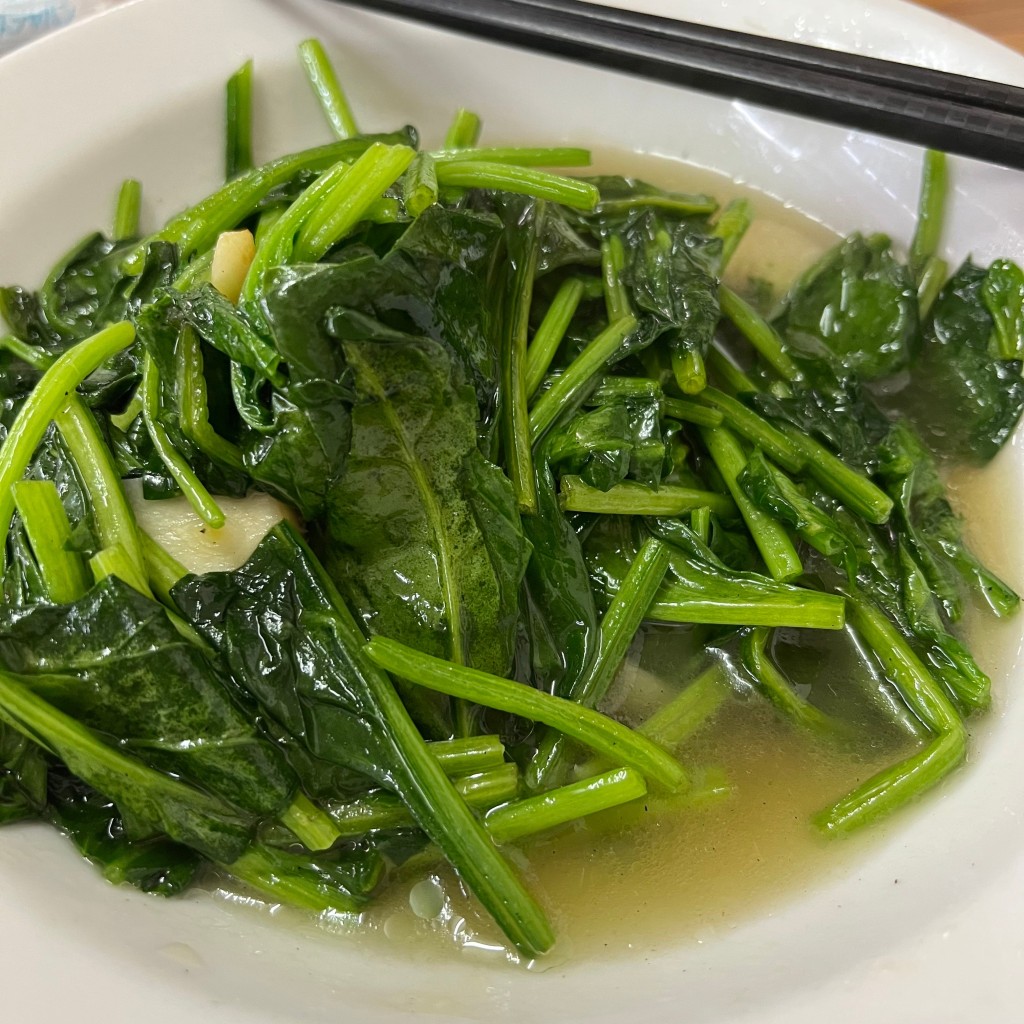 ユーザーが投稿した青菜炒めの写真 - 実際訪問したユーザーが直接撮影して投稿した住吉町中華料理中国料理 豊龍園 半田店の写真