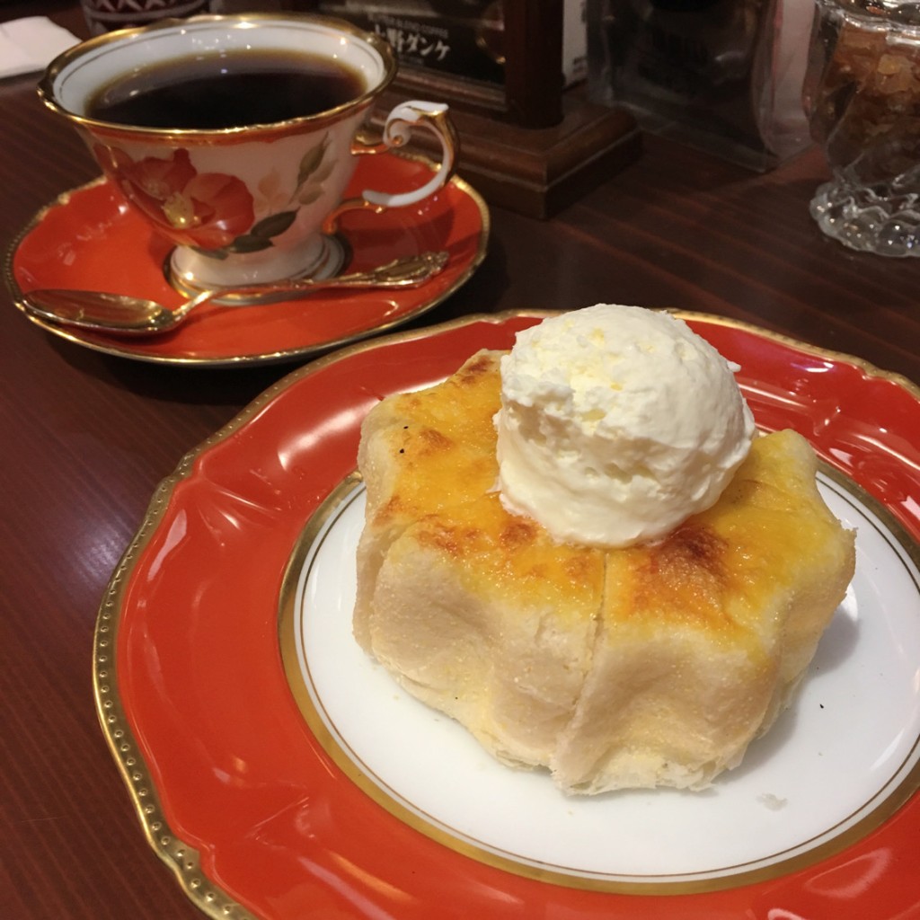 ユーザーが投稿したケーゼクーヘンの写真 - 実際訪問したユーザーが直接撮影して投稿した上野コーヒー専門店アメ横ダンケの写真