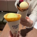 プレーンクレープ - 実際訪問したユーザーが直接撮影して投稿した松生町カフェgelato pique cafe 門真店の写真のメニュー情報