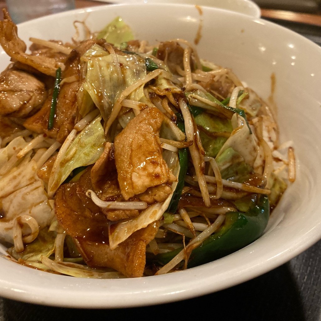 ユーザーが投稿したホイコーロ丼の写真 - 実際訪問したユーザーが直接撮影して投稿した枝松中華料理中国料理 龍花の写真