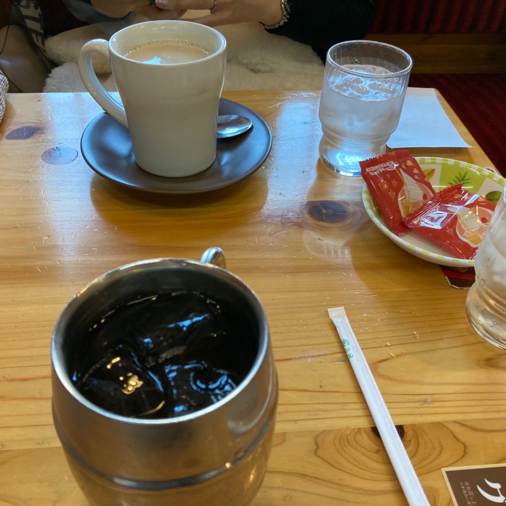 ユーザーが投稿したアイスコーヒーの写真 - 実際訪問したユーザーが直接撮影して投稿した矢作町喫茶店コメダ珈琲店 岡崎矢作店の写真