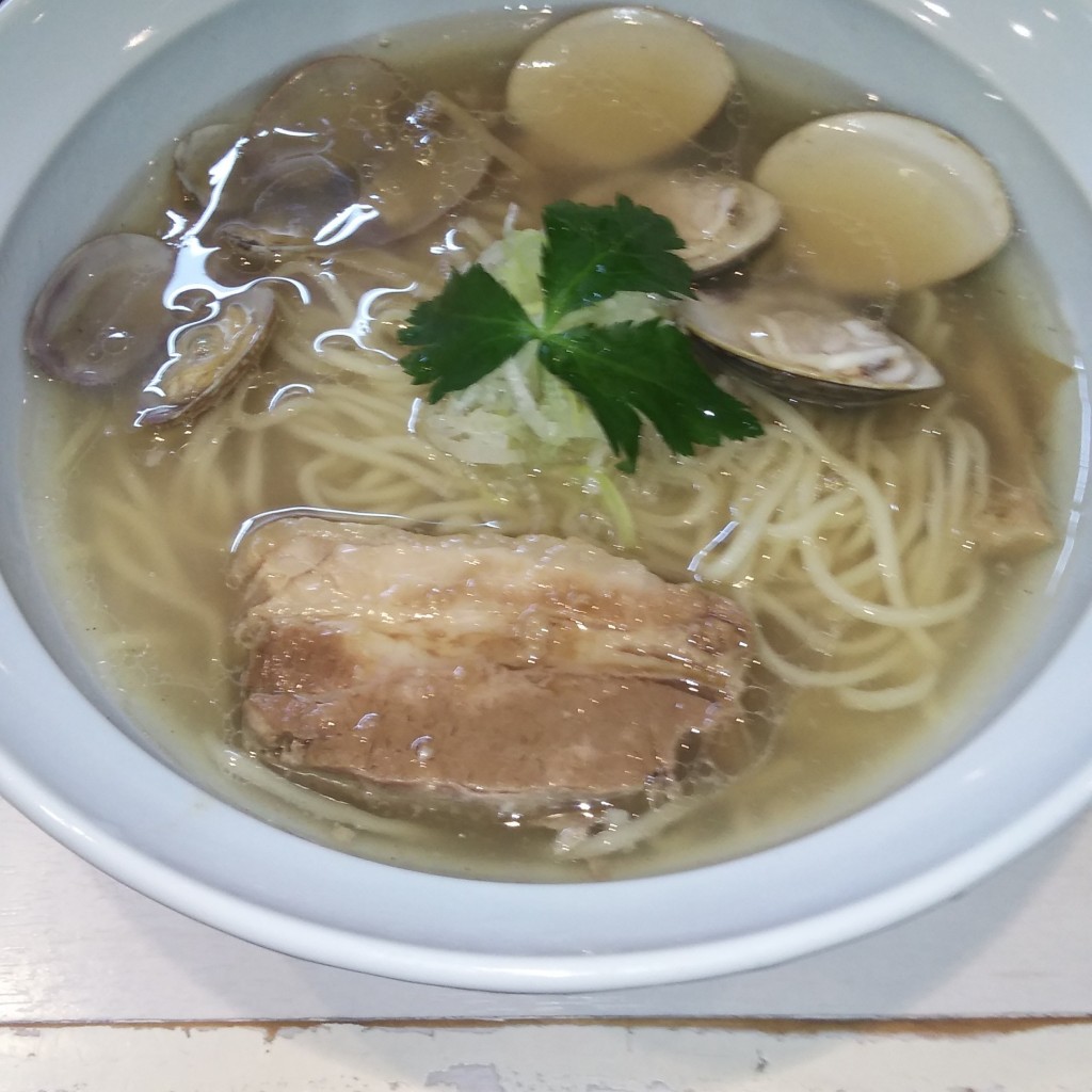 ユーザーが投稿した貝塩ラーメンの写真 - 実際訪問したユーザーが直接撮影して投稿した城ケ堀町ラーメン / つけ麺贔だしやの写真