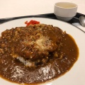 ハンバーグカレー - 実際訪問したユーザーが直接撮影して投稿した永田町定食屋国会中央食堂の写真のメニュー情報