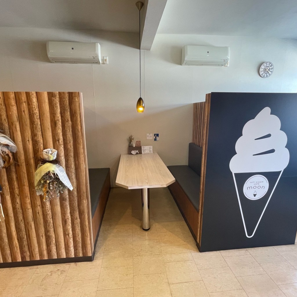 実際訪問したユーザーが直接撮影して投稿した東一条北カフェsoftcream cafe moonの写真