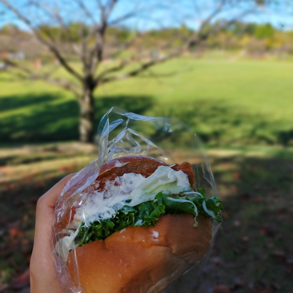 ユーザーが投稿した220円調理パンの写真 - 実際訪問したユーザーが直接撮影して投稿した昭南町サンドイッチ焼きたてパン サンプラスの写真