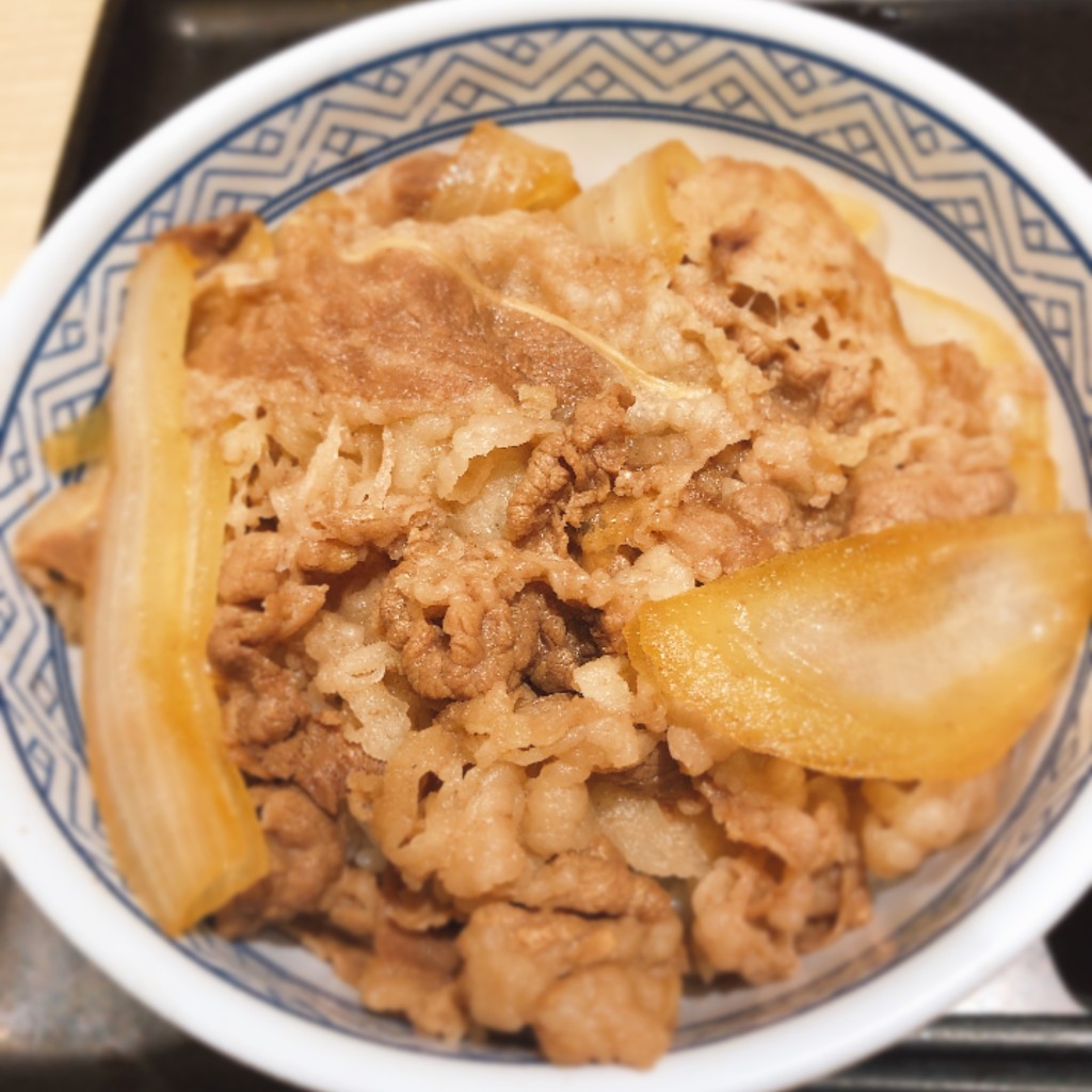 ユーザーが投稿したねぎだく 牛丼の写真 - 実際訪問したユーザーが直接撮影して投稿した恵比寿西牛丼吉野家 恵比寿駅前店の写真