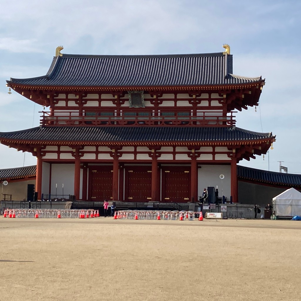 実際訪問したユーザーが直接撮影して投稿した二条大路南公園朱雀門ひろばの写真