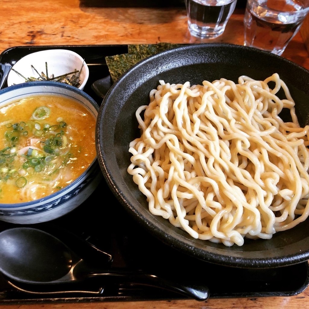 ユーザーが投稿したつけ麺(味噌)の写真 - 実際訪問したユーザーが直接撮影して投稿した十勝川温泉北ラーメン / つけ麺麺処 田楽の写真