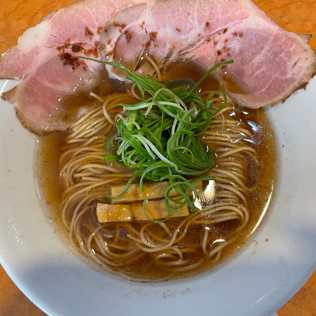ユーザーが投稿した中華そばの写真 - 実際訪問したユーザーが直接撮影して投稿した岡本町ラーメン / つけ麺中華そば 麓の写真