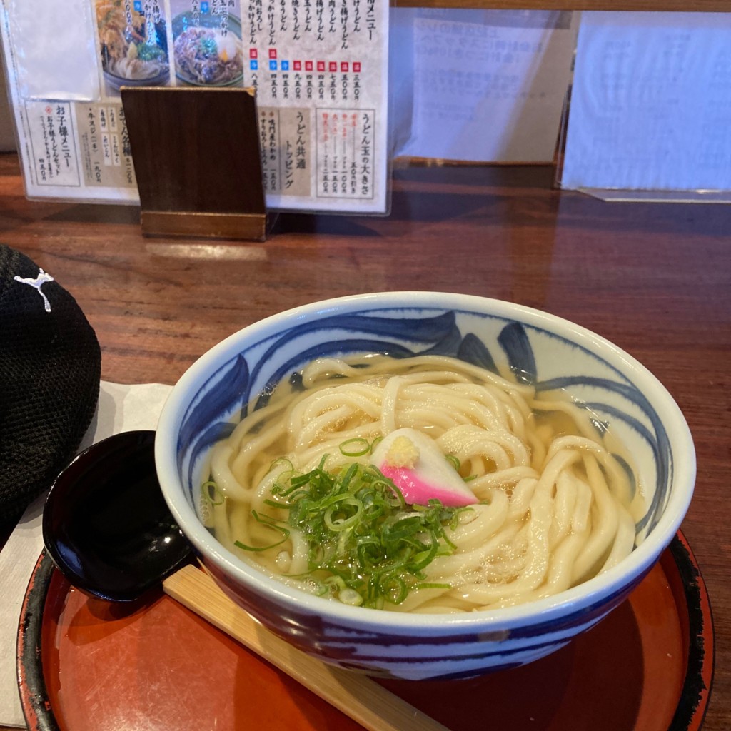 ユーザーが投稿したかけうどん(冷・細麺)の写真 - 実際訪問したユーザーが直接撮影して投稿したうどん讃岐の味 塩がま屋の写真