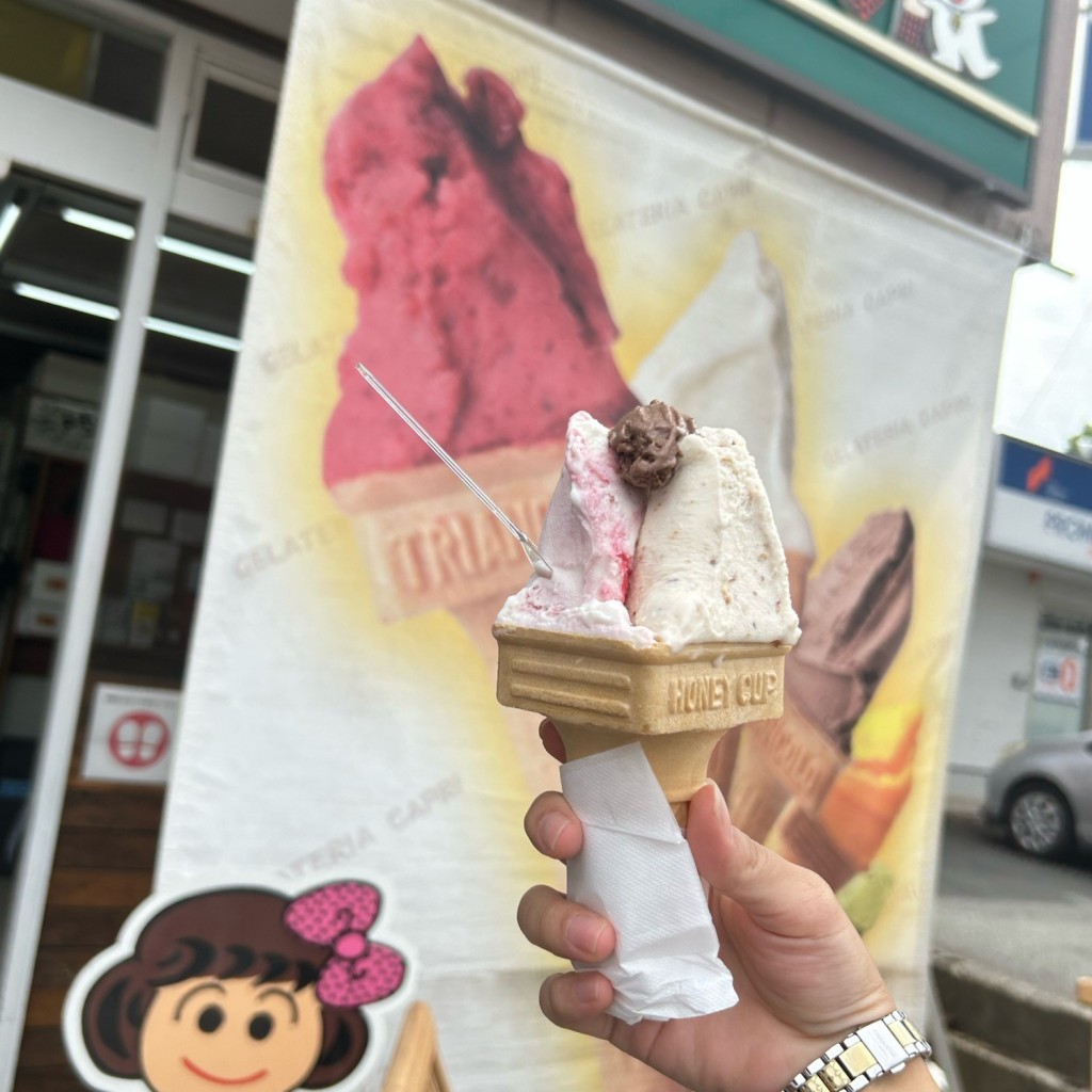 実際訪問したユーザーが直接撮影して投稿した石原スイーツGelateria Capriの写真