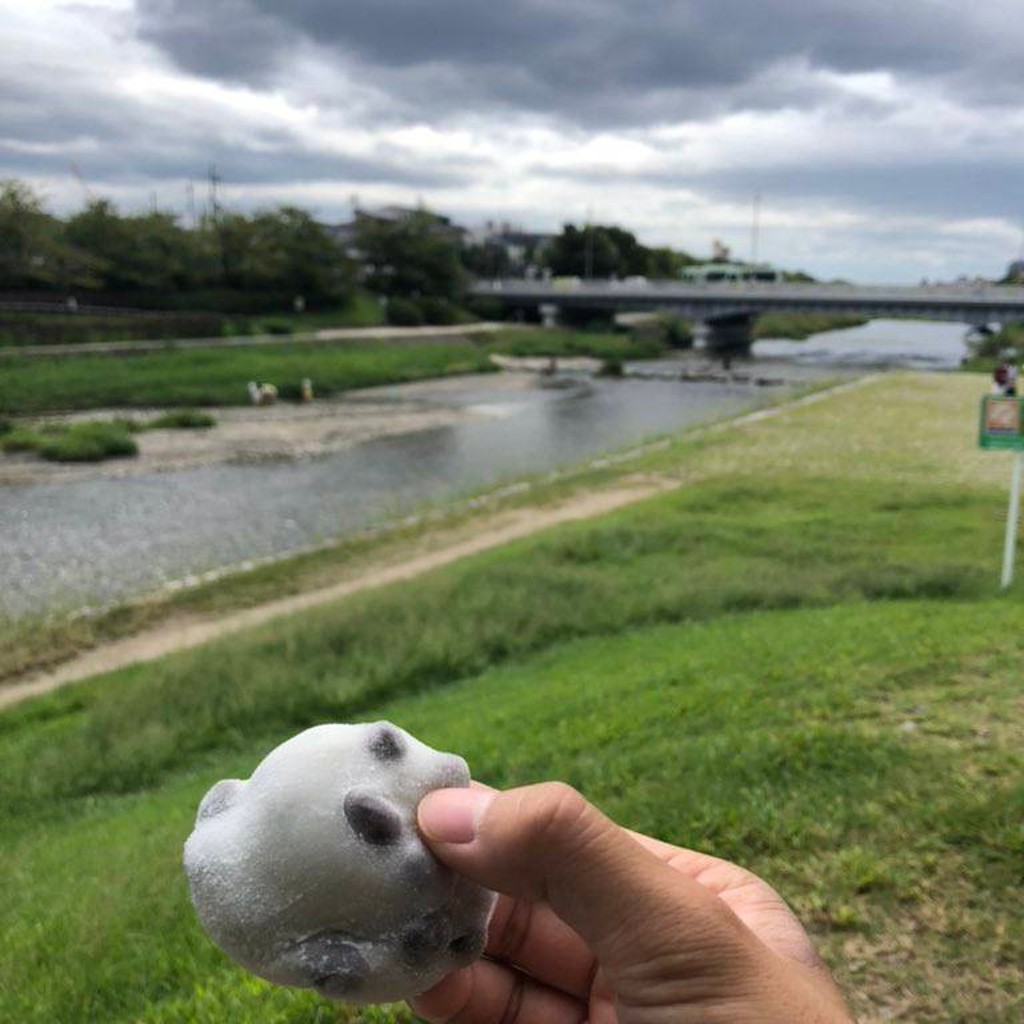 実際訪問したユーザーが直接撮影して投稿した立売西町和菓子出町ふたば  大丸京都店の写真