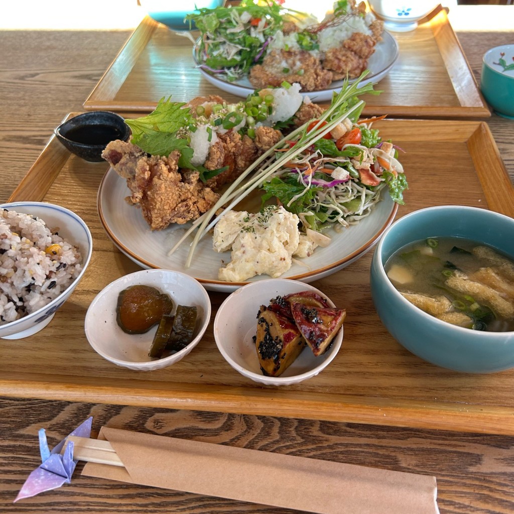 ユーザーが投稿したオロシポン酢からあげ膳の写真 - 実際訪問したユーザーが直接撮影して投稿した石倉町定食屋LUNCHBOX 麦と米の写真
