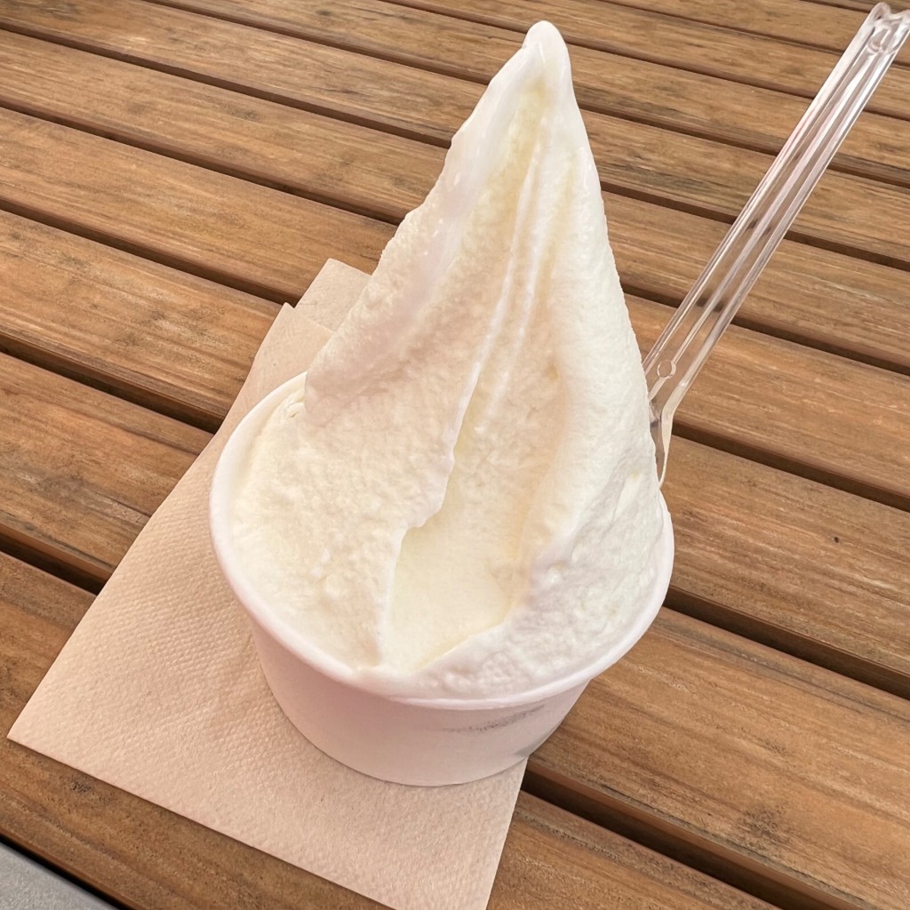 ユーザーが投稿したミルクの写真 - 実際訪問したユーザーが直接撮影して投稿した軽井沢アイスクリームプレミアムジェラート・ハレTerrace軽井沢店の写真