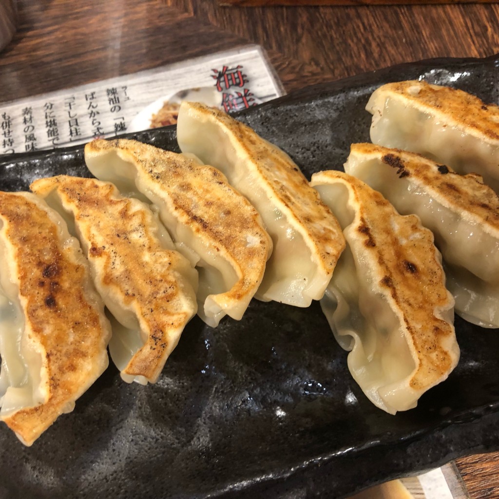 ユーザーが投稿した焼き餃子の写真 - 実際訪問したユーザーが直接撮影して投稿した東池袋ラーメン専門店東京豚骨拉麺 ばんから 池袋東口店の写真