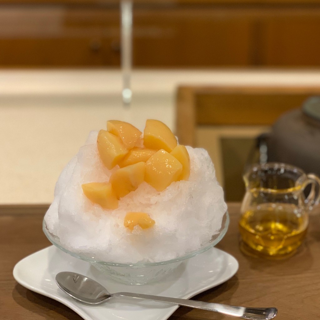 ユーザーが投稿した白桃ウーロンの写真 - 実際訪問したユーザーが直接撮影して投稿した新堺丁日本茶専門店諏訪園の写真