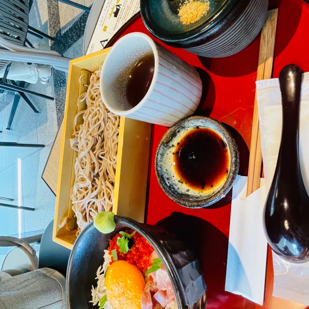 ユーザーが投稿した冷しせいろ蕎麦の写真 - 実際訪問したユーザーが直接撮影して投稿した大深町居酒屋日本酒バル さわらの写真