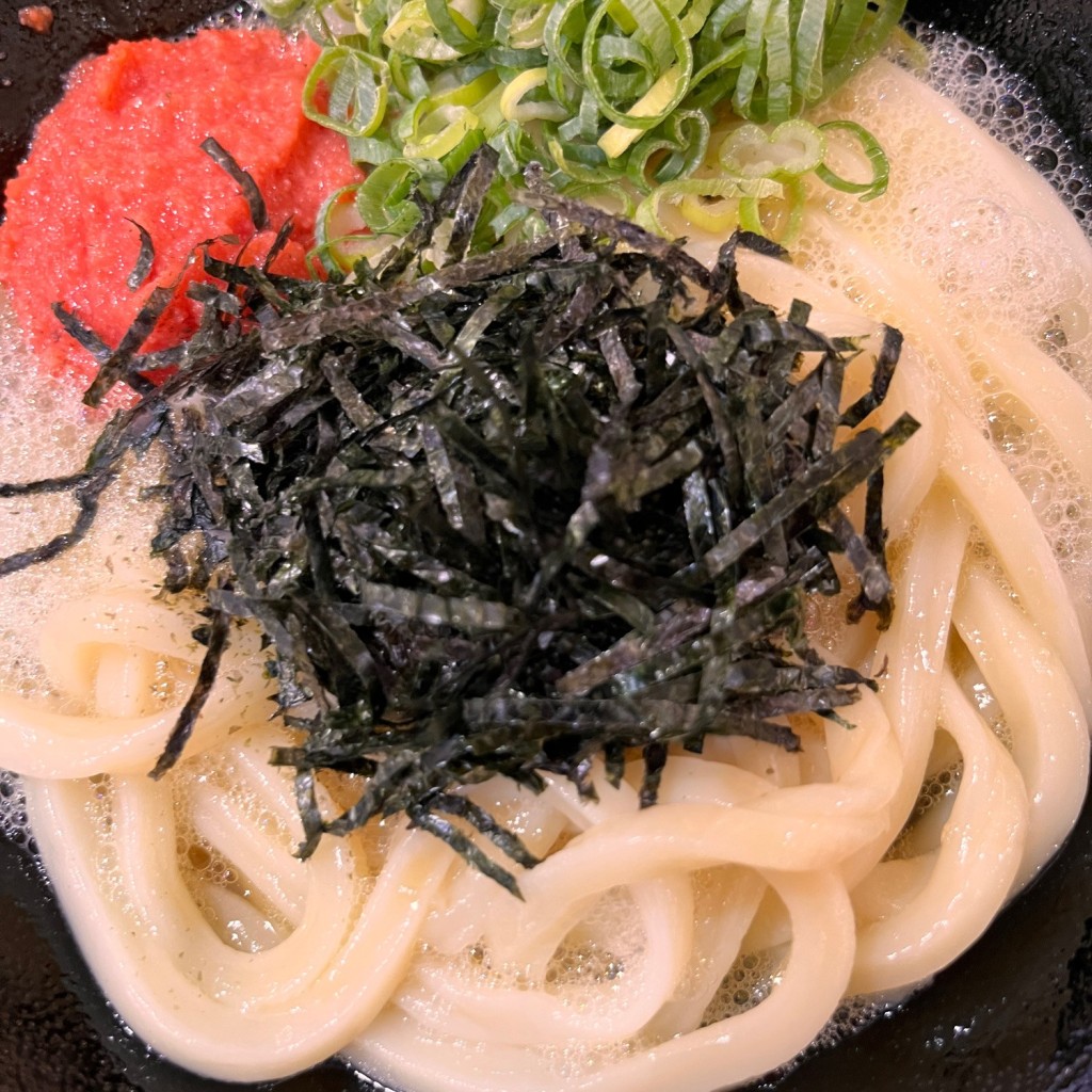 LINE-マークルンさんが投稿した新港うどんのお店自家製麺うどん 天つるり 横浜ワールドポーターズ店/ジカセイメンウドンテンツルリヨコハマワールドポーターズテンの写真