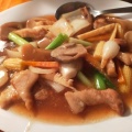 豚のオイスター炒め - 実際訪問したユーザーが直接撮影して投稿した東心斎橋タイ料理HATENAの写真のメニュー情報