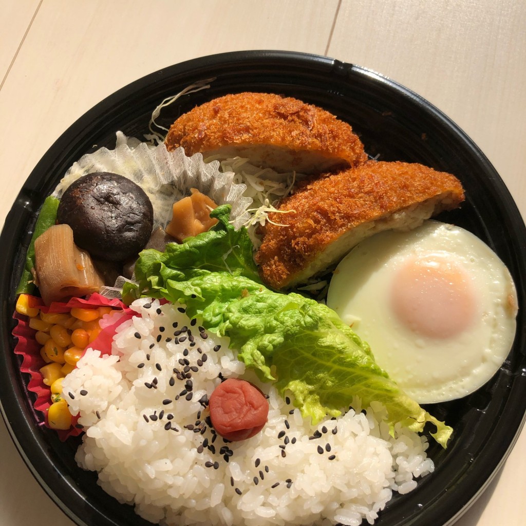 ユーザーが投稿した限定!日替わり弁当 牛肉コの写真 - 実際訪問したユーザーが直接撮影して投稿した名駅お弁当デリカキッチン KITTE名古屋店の写真