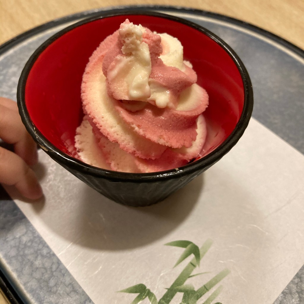 ユーザーが投稿したチョコアイスお子様の写真 - 実際訪問したユーザーが直接撮影して投稿した間宮和食 / 日本料理サガミ 函南店の写真