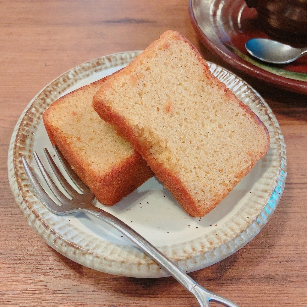 ユーザーが投稿した珈琲ケーキセットの写真 - 実際訪問したユーザーが直接撮影して投稿した押上カフェ現場喫茶の写真