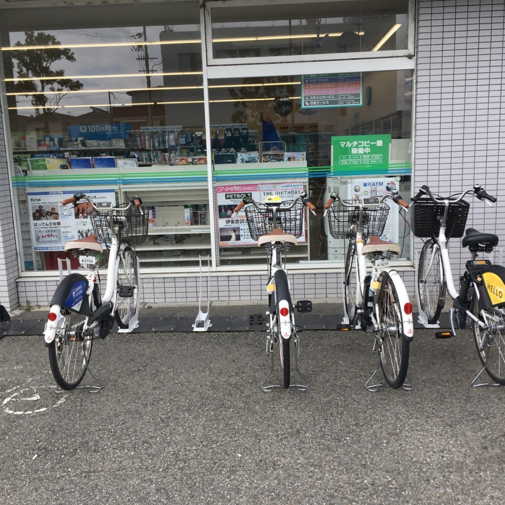 ぶどううり・くすこさんが投稿した元浜町自転車レンタルのお店HELLO CYCLING ファミリーマート尼崎元浜町/ハローサイクリング ファミリーマートアマガサキモトハマチョウの写真