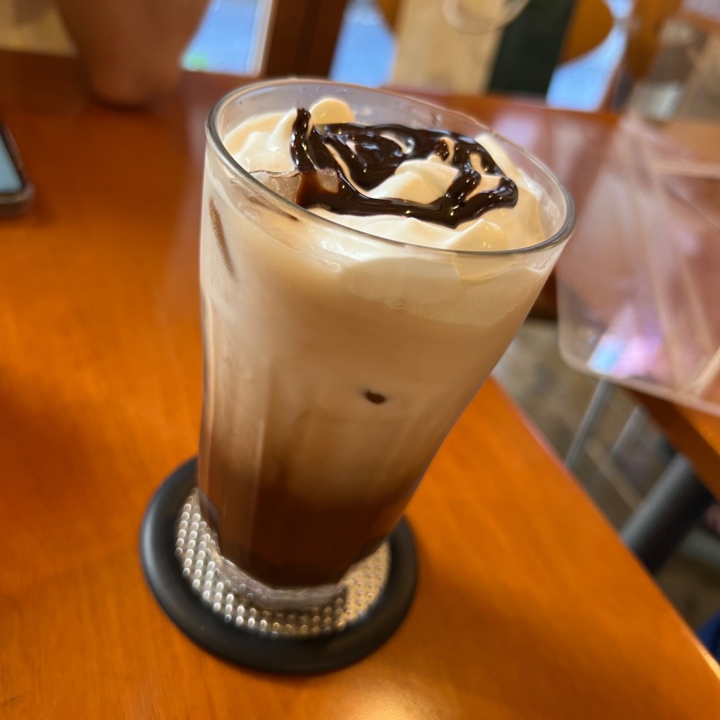 ユーザーが投稿したアイスカフェモカの写真 - 実際訪問したユーザーが直接撮影して投稿した西谷町コーヒー専門店ローストカフェの写真
