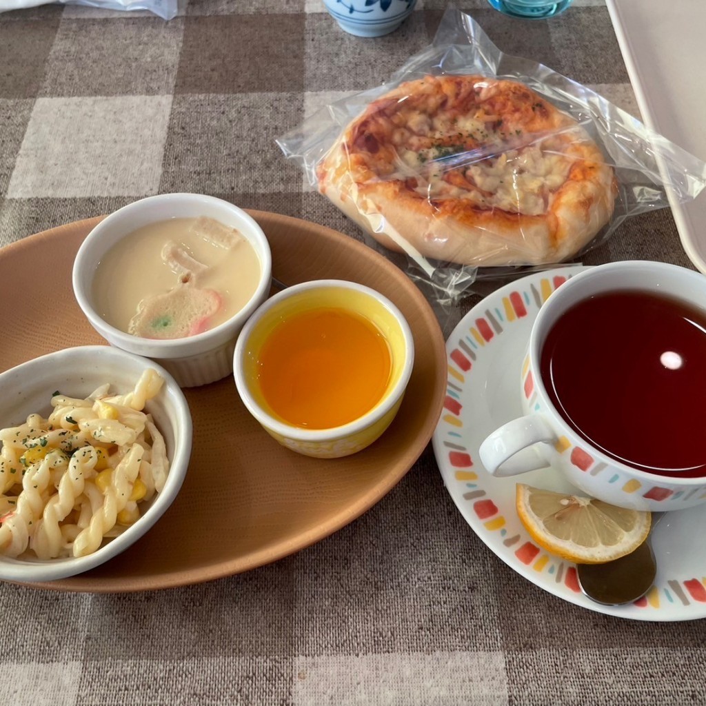ユーザーが投稿した紅茶とモーニングの写真 - 実際訪問したユーザーが直接撮影して投稿した大森カフェレインボーハウスの写真