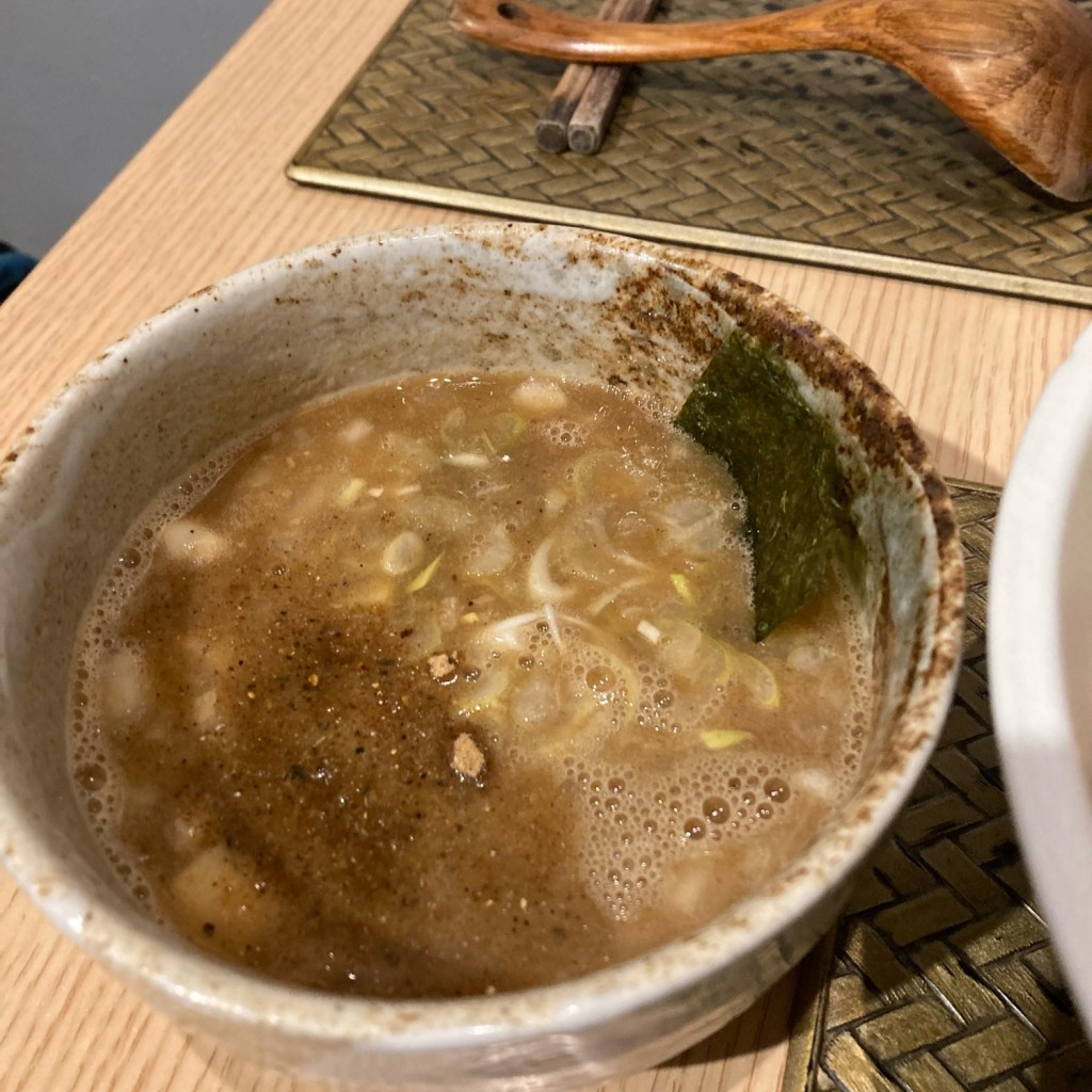 ユーザーが投稿した豚骨魚介つけ麺の写真 - 実際訪問したユーザーが直接撮影して投稿した中央町ラーメン専門店薩摩和穣麺 燎の写真