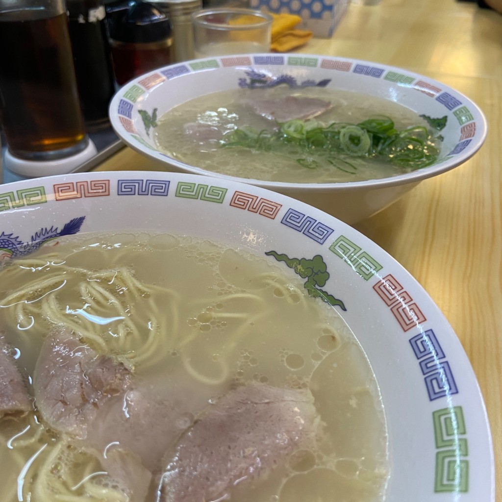 ユーザーが投稿したとんこつラーメンの写真 - 実際訪問したユーザーが直接撮影して投稿した西新ラーメン専門店はかたや 西新店の写真