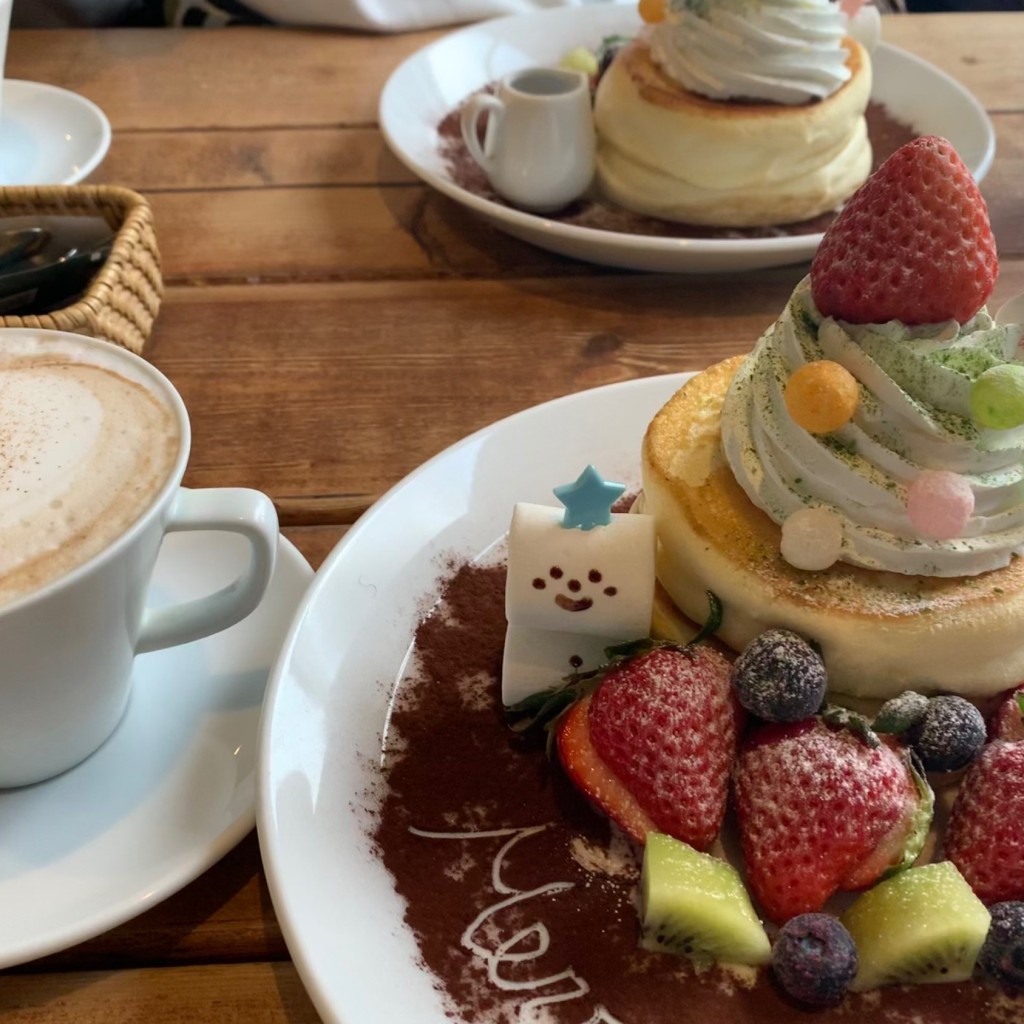 ユーザーが投稿したパンケーキの写真 - 実際訪問したユーザーが直接撮影して投稿した市円行寺カフェWakaba Cafeの写真