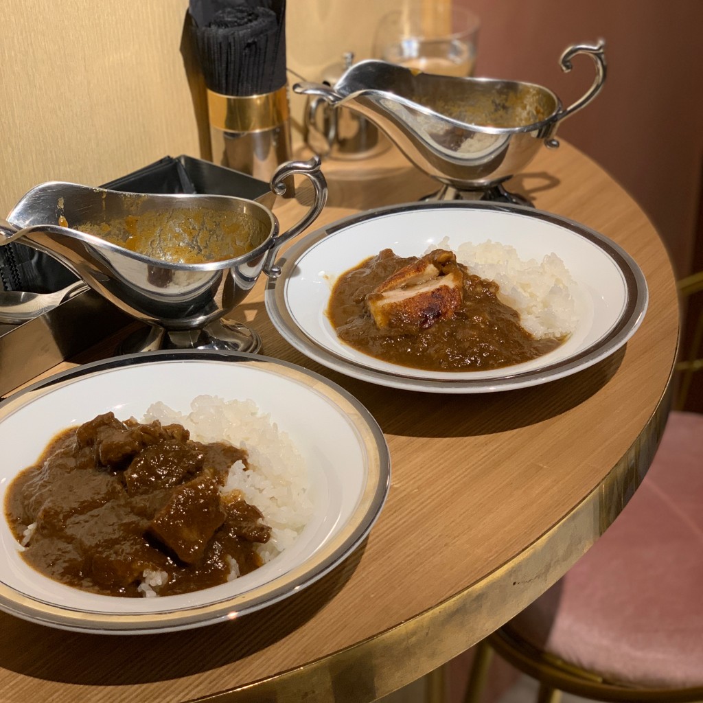 ユーザーが投稿したLunchチキンカレーの写真 - 実際訪問したユーザーが直接撮影して投稿した恵比寿西カレーMARGOTHの写真