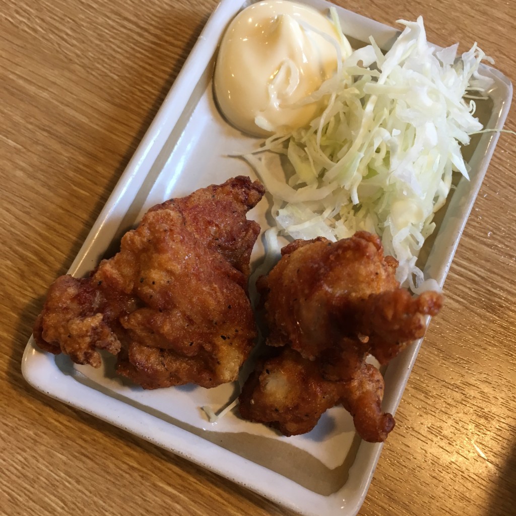 ユーザーが投稿した肉そばC唐揚Lunchの写真 - 実際訪問したユーザーが直接撮影して投稿した毛馬町ラーメン専門店丸源ラーメン 都島店の写真