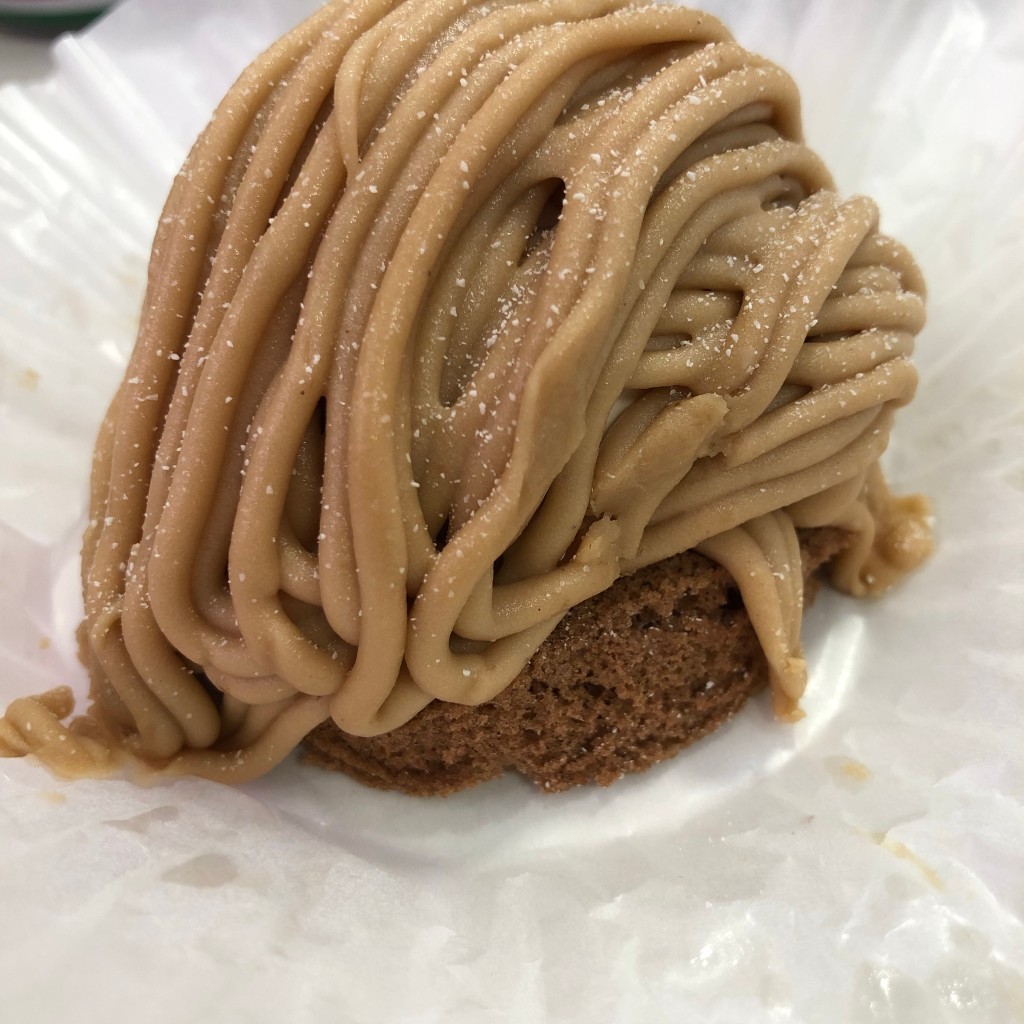 ユーザーが投稿したイタリア栗のモンブランの写真 - 実際訪問したユーザーが直接撮影して投稿した緑町寿司魚べい 館林店の写真