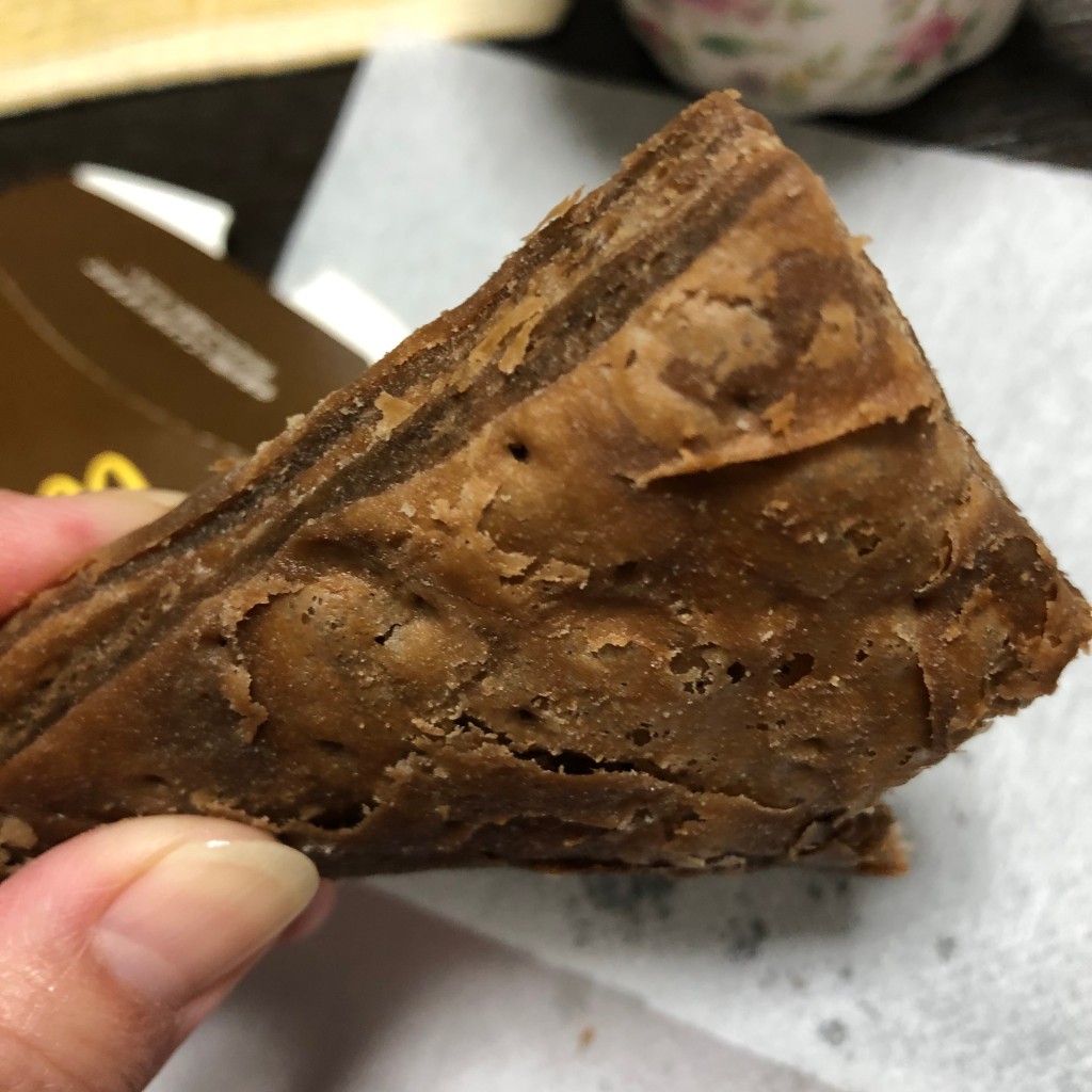 ユーザーが投稿したC504三角チョコパイクロの写真 - 実際訪問したユーザーが直接撮影して投稿した羽山町ファーストフードマクドナルド 下関東駅店の写真