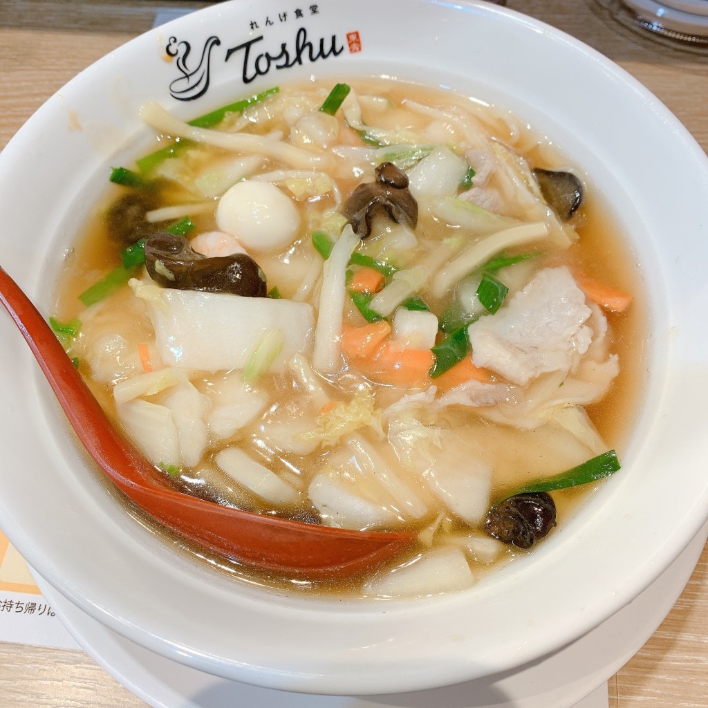 ユーザーが投稿した広東麺の写真 - 実際訪問したユーザーが直接撮影して投稿した宮崎中華料理れんげ食堂 Toshu 宮崎台店の写真