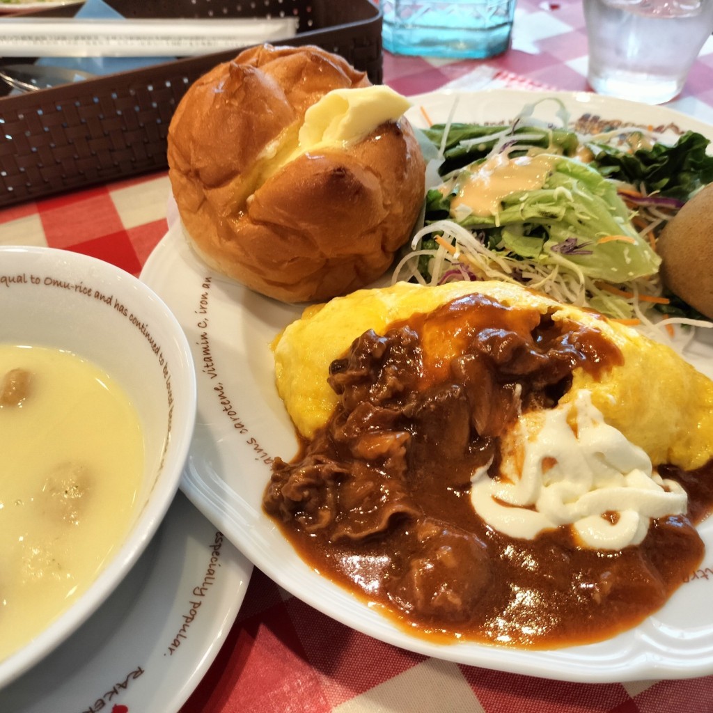 ユーザーが投稿したSKシチューライスの写真 - 実際訪問したユーザーが直接撮影して投稿した池辺町洋食ラケル ららぽーと横浜店の写真