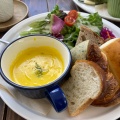 パンとスープのセット - 実際訪問したユーザーが直接撮影して投稿した昭和町サンドイッチイマジネの写真のメニュー情報