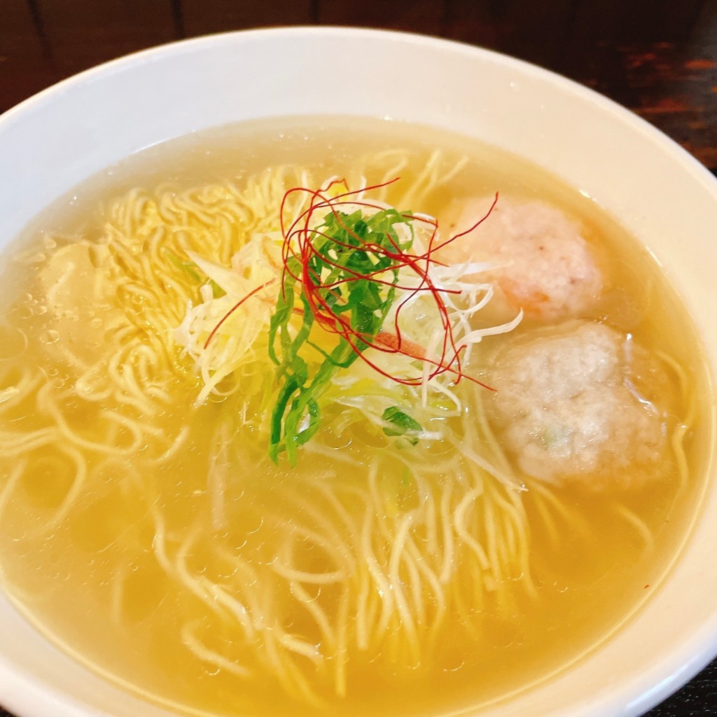 ユーザーが投稿した塩ラーメンの写真 - 実際訪問したユーザーが直接撮影して投稿した新宿ラーメン専門店麺屋海神 新宿店の写真