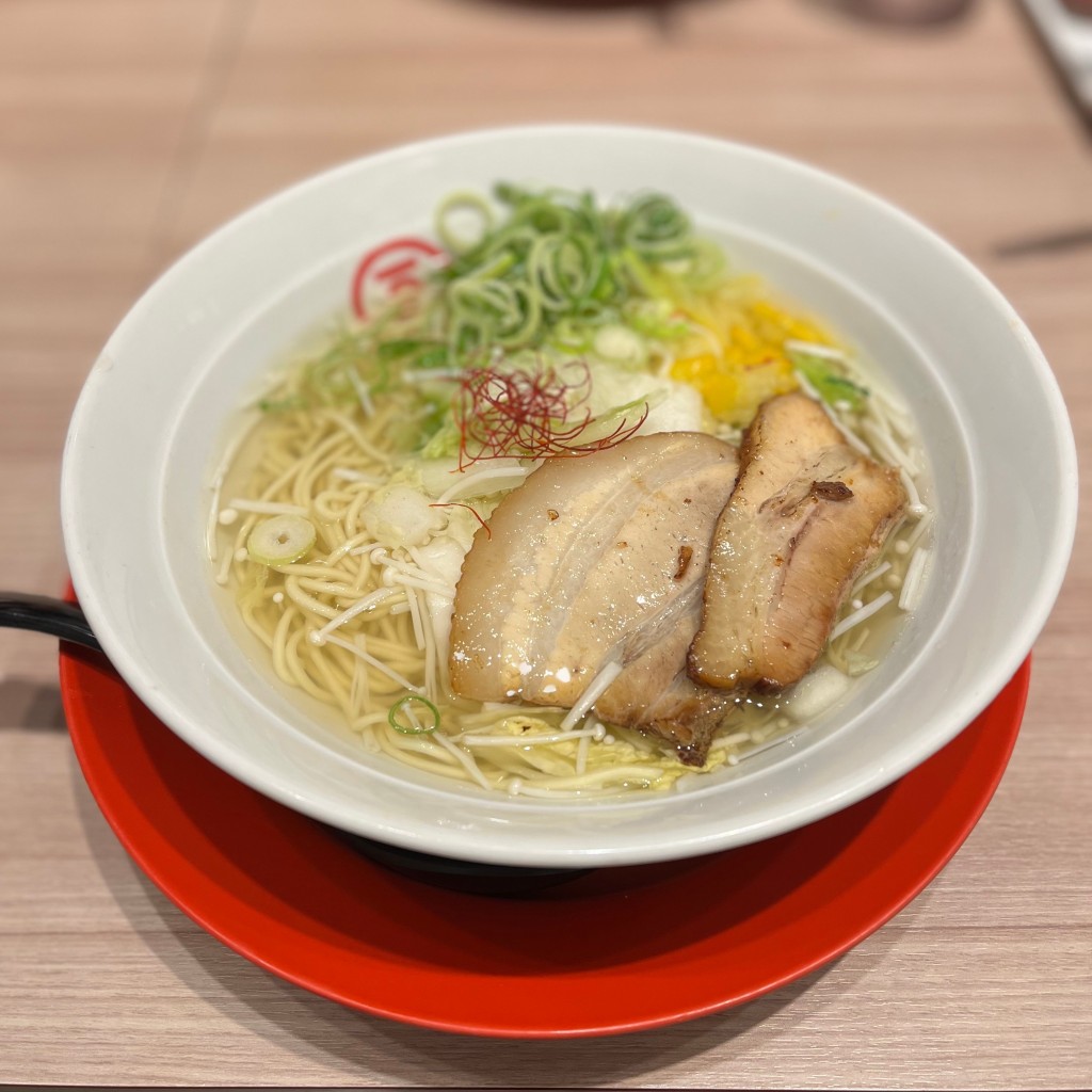 choiroboさんが投稿した下石井ラーメン / つけ麺のお店小豆島ラーメンヒシオ イオンモール岡山店/ショウドシマラーメンヒシオ イオンモールオカヤマテンの写真