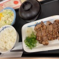 厚切り豚焼肉定食定食 - 実際訪問したユーザーが直接撮影して投稿した渋谷牛丼松屋 大和渋谷店の写真のメニュー情報