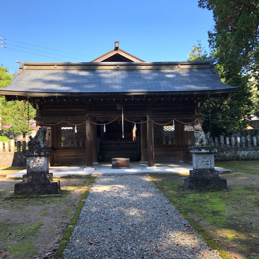 実際訪問したユーザーが直接撮影して投稿した国府町宮地神社荒城神社の写真